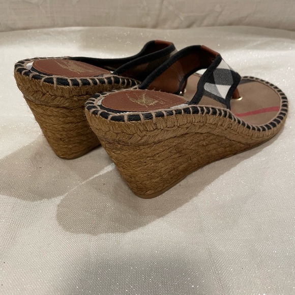 Burberry Leather Textile Espadrille - Picture 3 of 6